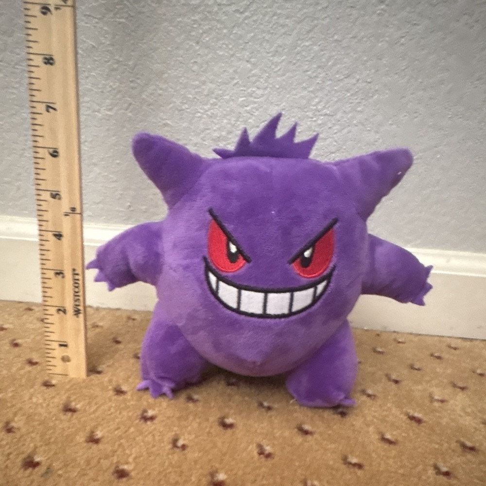 Pokémon Gengar Plush Stuffed Animal, Purple, 7 in, Anime & Manga Theme